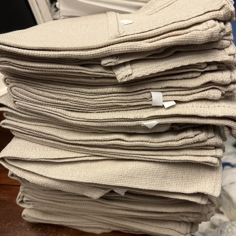 Surgical Towels - Lot Of 12 tan for cleaning absorbent